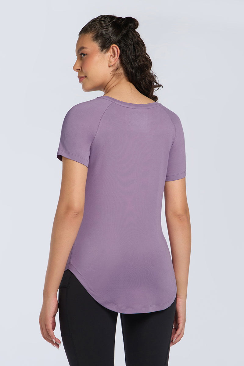 Easy Curve Tee - Orchid Mist
