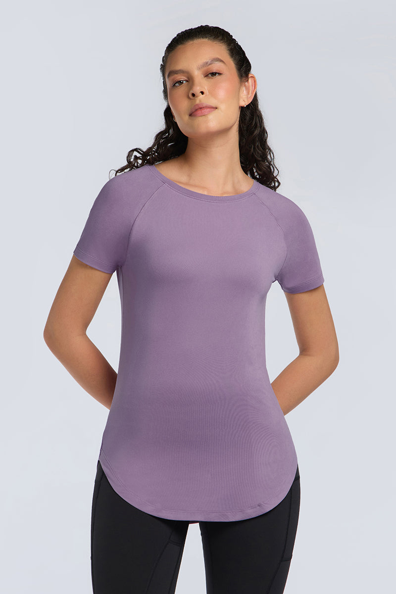 Easy Curve Tee - Orchid Mist - Image 3 of 7