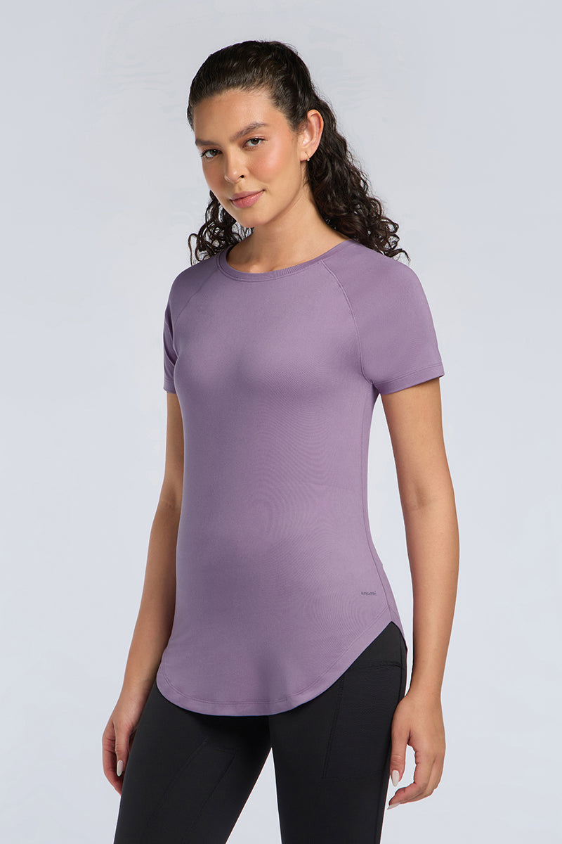 Easy Curve Tee - Orchid Mist