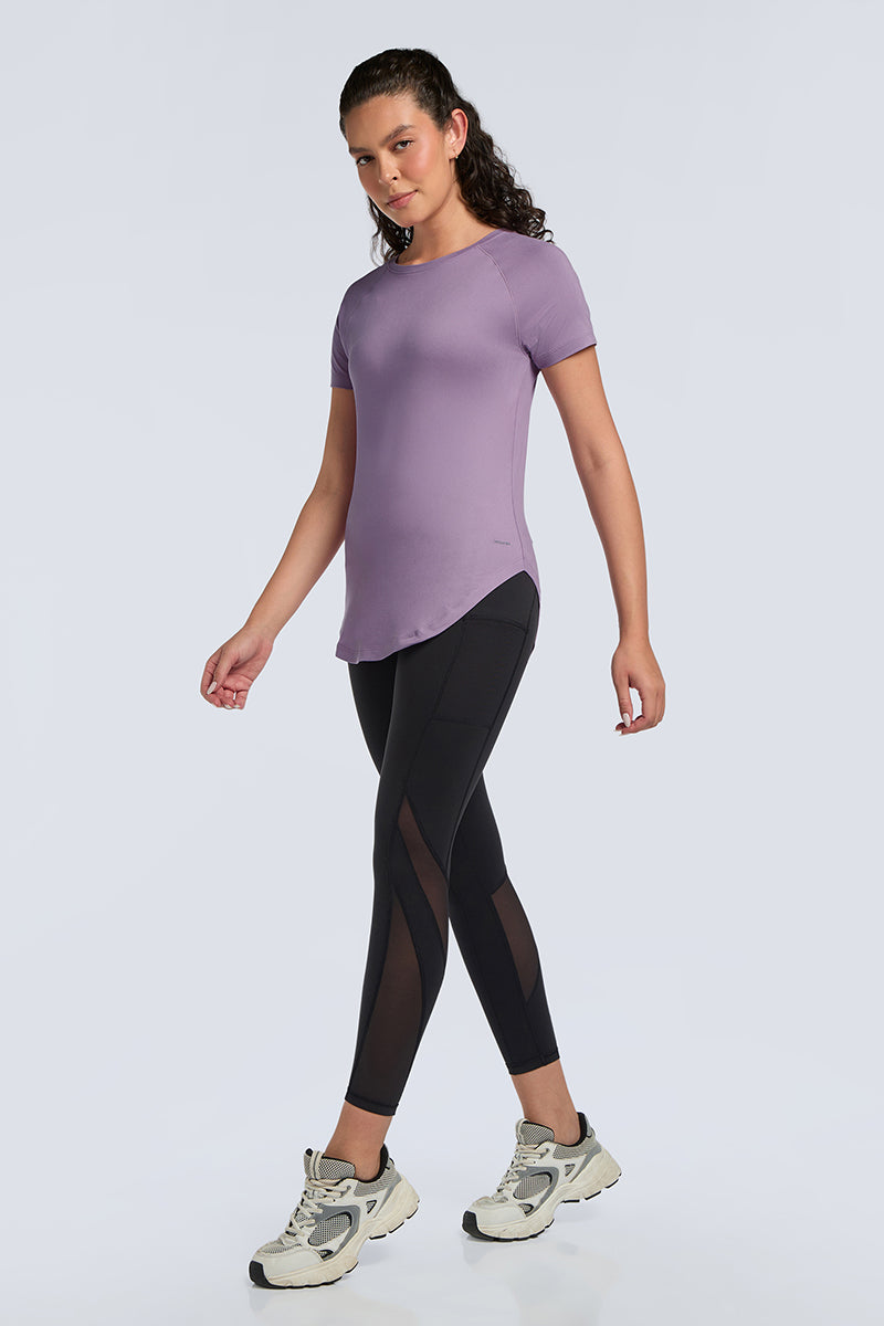 Easy Curve Tee - Orchid Mist