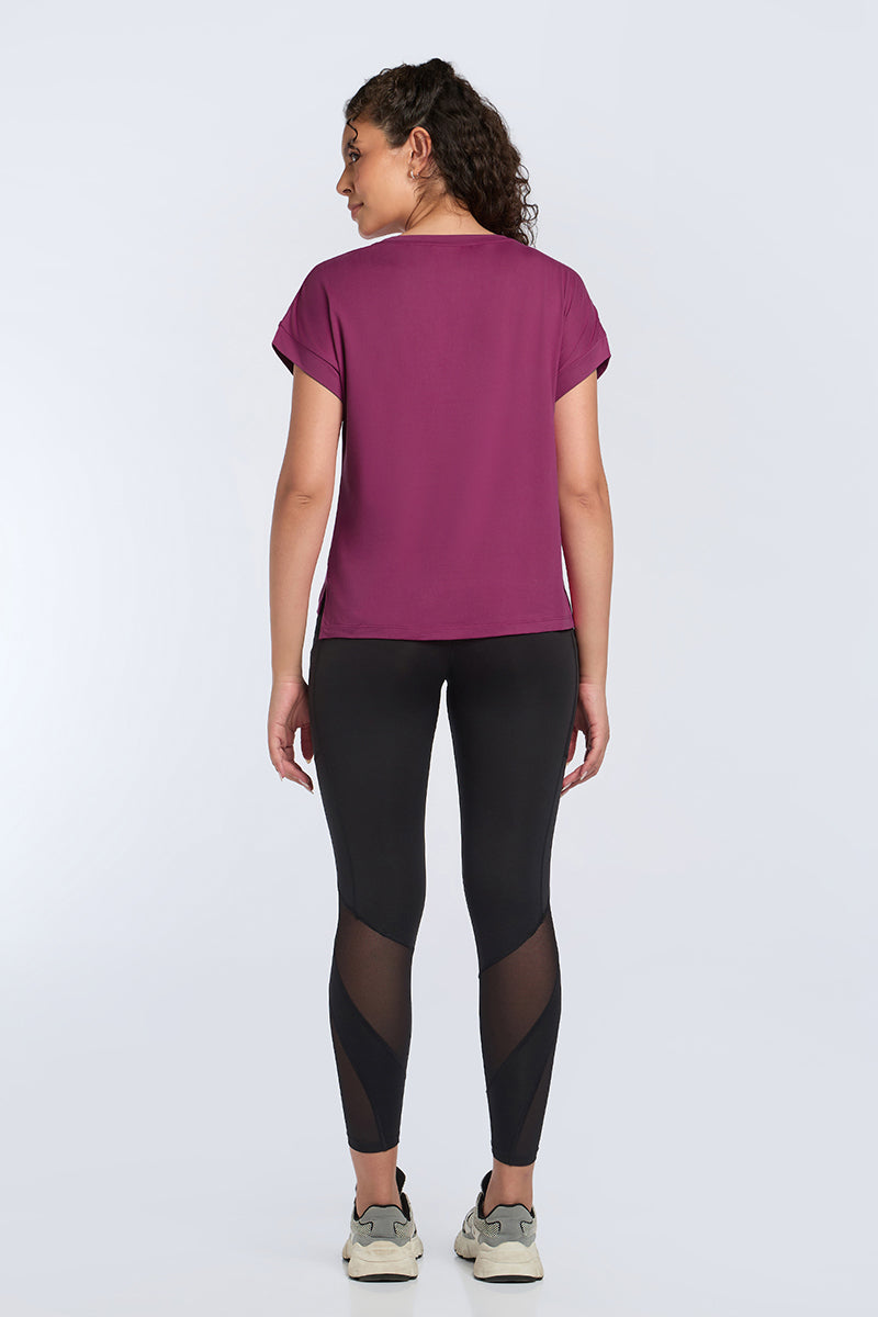 Easy Relaxed Tee - Boysenberry - Image 6 of 6