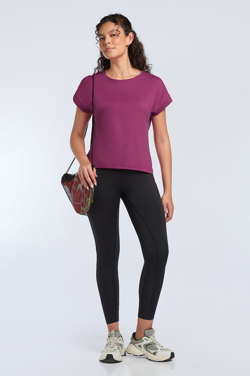 Easy Relaxed Tee - Boysenberry - Image 5 of 6