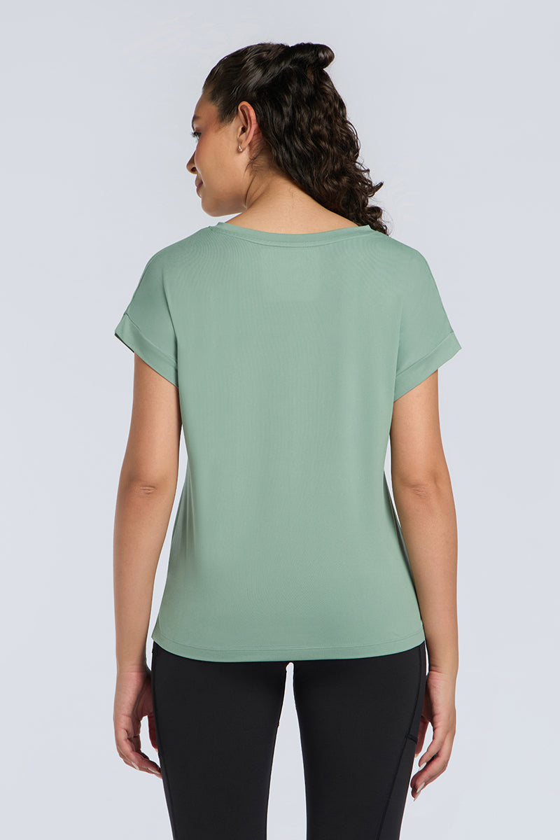 Easy Relaxed Tee - Granite Green