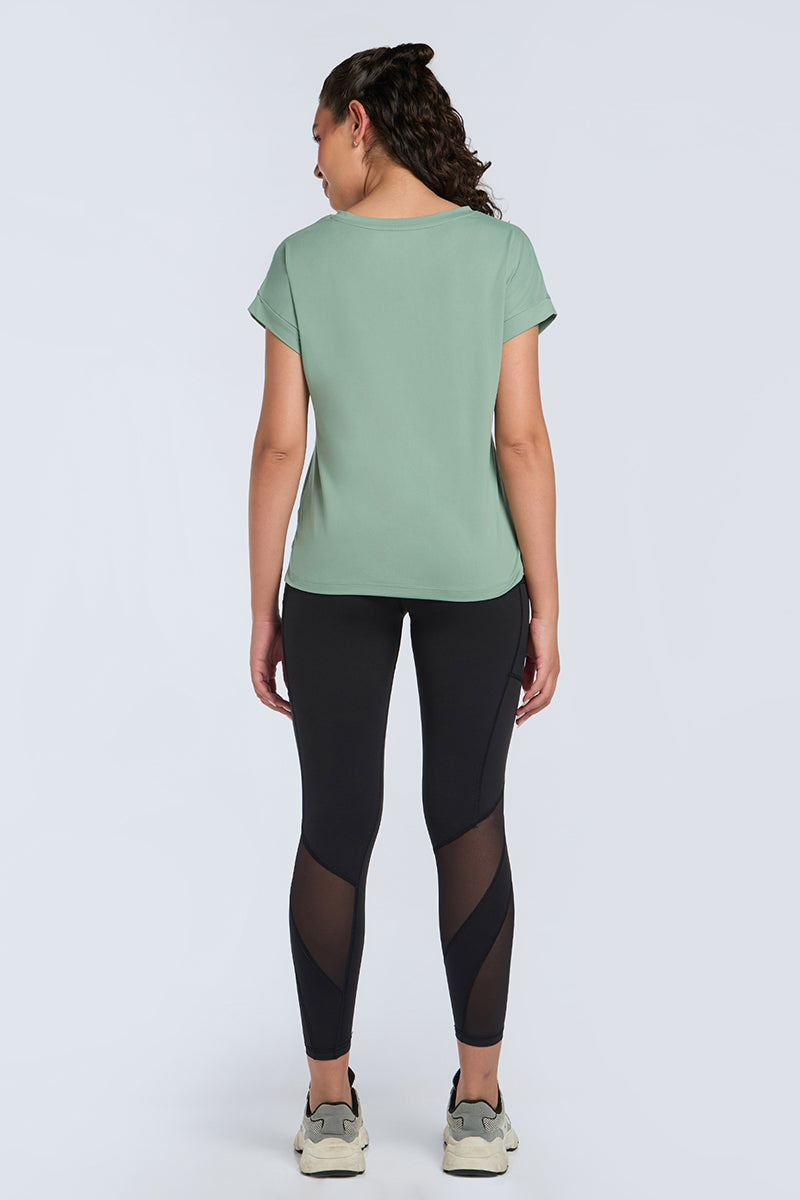 Easy Relaxed Tee - Granite Green
