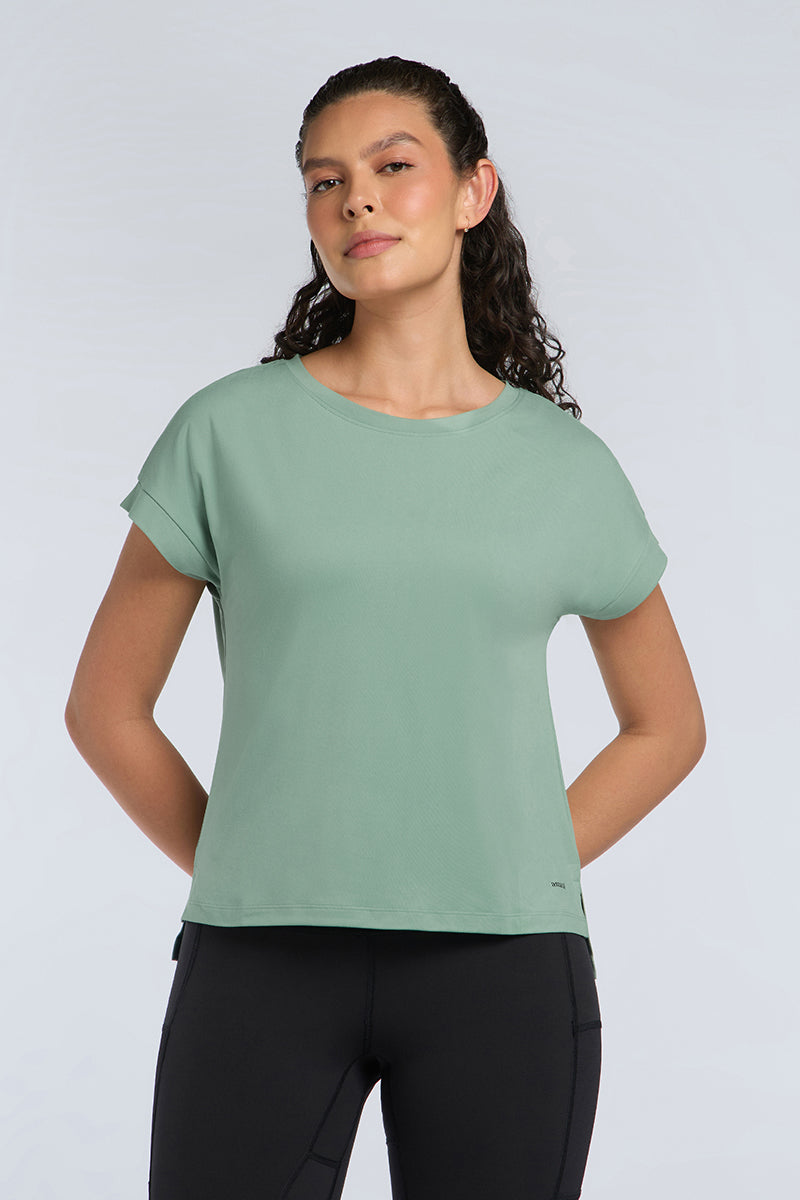 Easy Relaxed Tee - Granite Green - Image 1 of 7