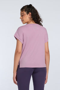 Easy Relaxed Tee - Mauve Mist thumbnail 2