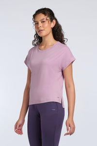 Easy Relaxed Tee - Mauve Mist thumbnail 3
