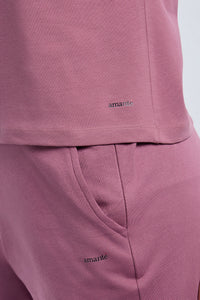 ESSENTIAL CROP TEE - Mellow Mauve thumbnail 5