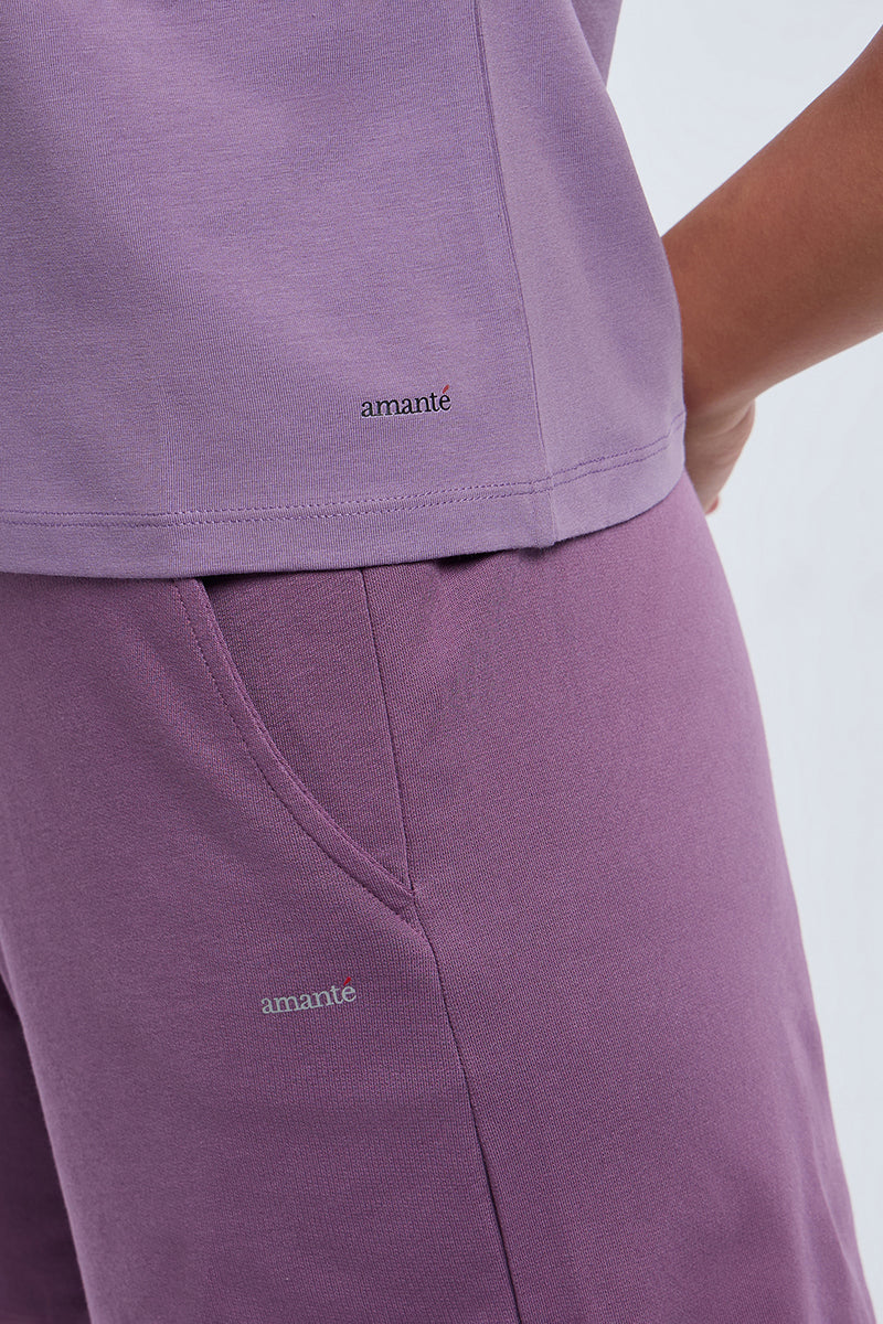 ESSENTIAL CROP TEE - Orchid Mist - Image 5 of 6