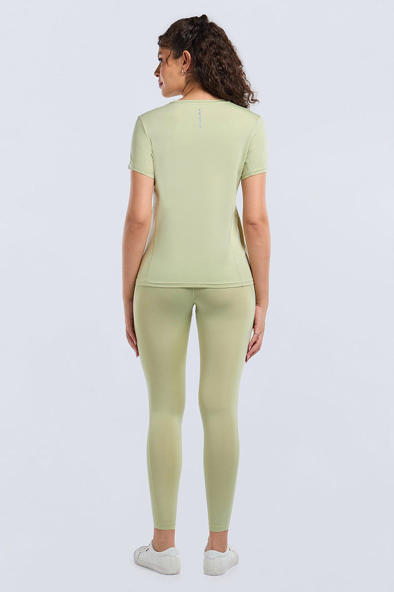 FLAUNT WORKOUT TEE - Lint