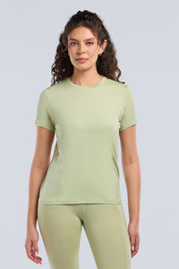 FLAUNT WORKOUT TEE - Lint thumbnail 1
