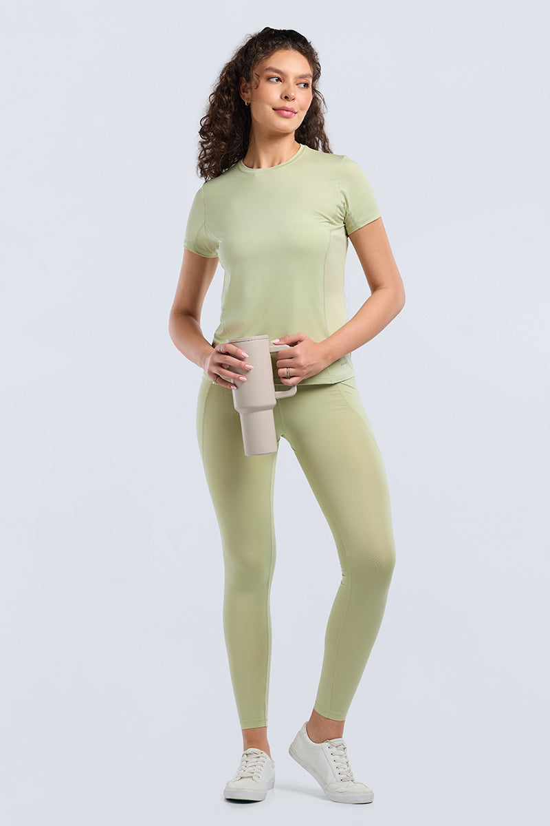 FLAUNT WORKOUT TEE - Lint