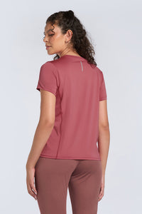 FLAUNT WORKOUT TEE - Baroque Rose thumbnail 4