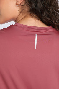 FLAUNT WORKOUT TEE - Baroque Rose thumbnail 3