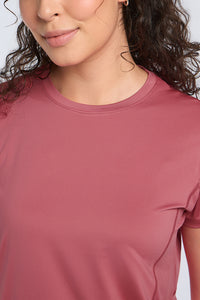 FLAUNT WORKOUT TEE - Baroque Rose thumbnail 2