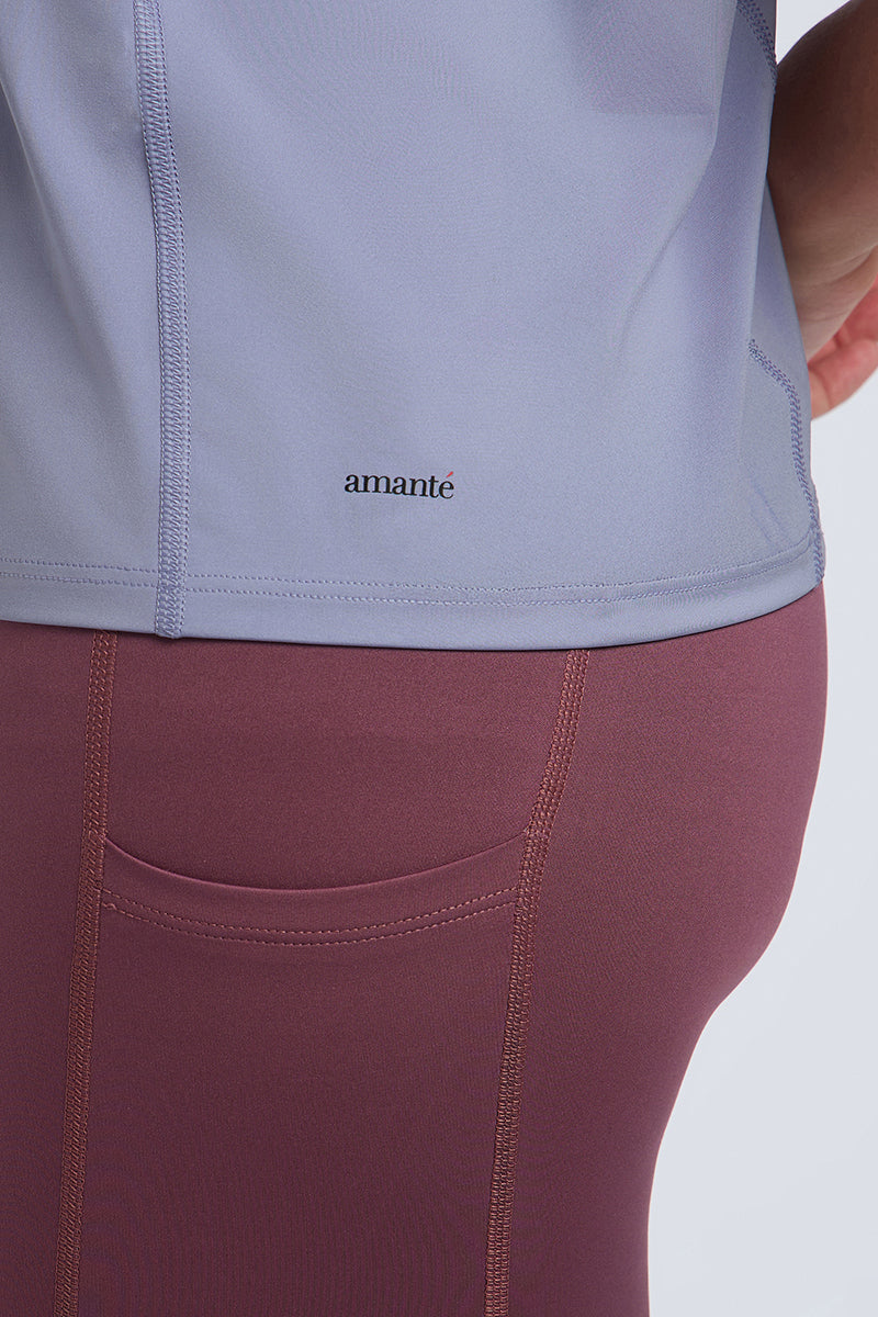 FLAUNT WORKOUT TEE - Persian Violet