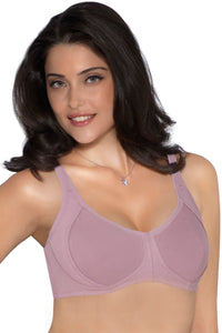 Cool Contour Non-Padded Non-Wired Bra With Aloe Finish - Lilac Haze - color option