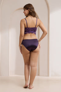 Femme Lace Padded Non-Wired Demi Bra - Blackberry Cordial thumbnail 6
