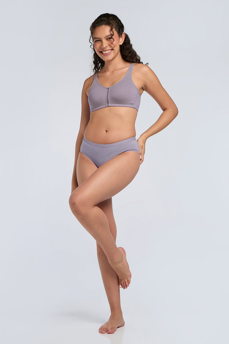COTTON DAILY SUPPORT BRA - Nirvana - Image 4 of 6