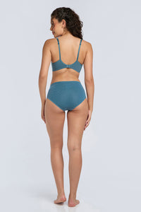 COTTON CASUAL NON WIRED - Aegean Blue thumbnail 6