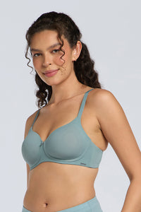 EFFORTLESS BLISS WIREFREE BRA - Slate thumbnail 3