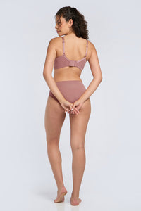 CONTOURED COMFORT SUPPORT BRA - OLD ROSE thumbnail 5