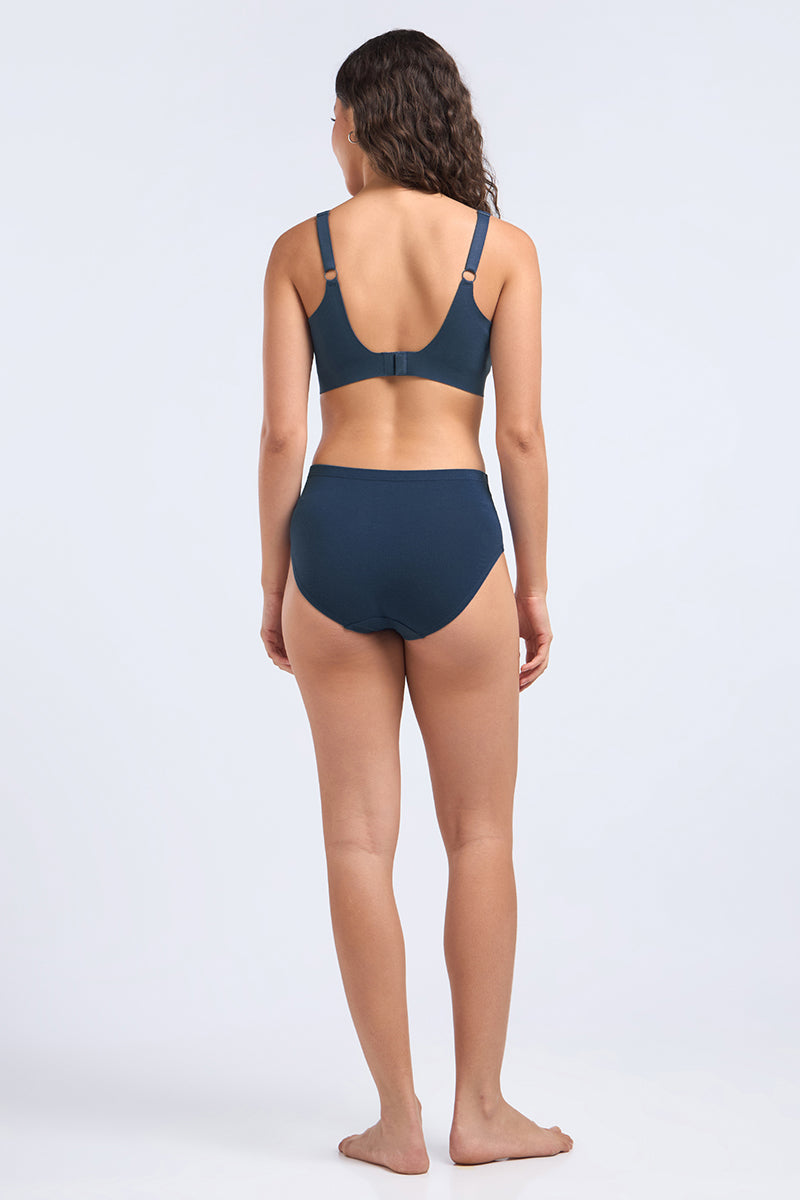 INVISI BREATHE COTTON BRA - Dark Denim