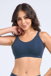 INVISI BREATHE COTTON BRA - Dark Denim thumbnail 1
