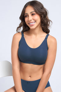 INVISI BREATHE COTTON BRA - Dark Denim thumbnail 3