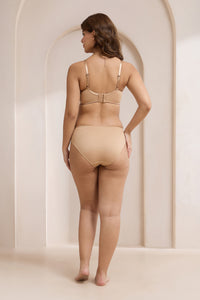 Casual Chic Padded Non-Wired T-Shirt Bra - Sandalwood & Cappuchino thumbnail 6
