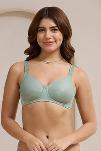 Floral Enchante Padded Non-Wired Bra - Iceberg Green thumbnail 1