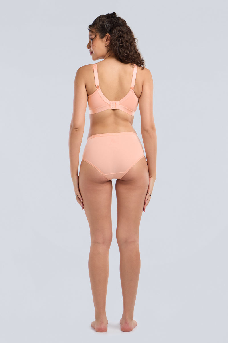 BLISSEASE COTTON BRA - TROPICAL PEACH - Image 6 of 7