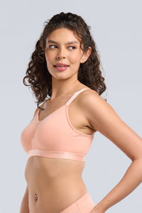 BLISSEASE COTTON BRA - TROPICAL PEACH thumbnail 4