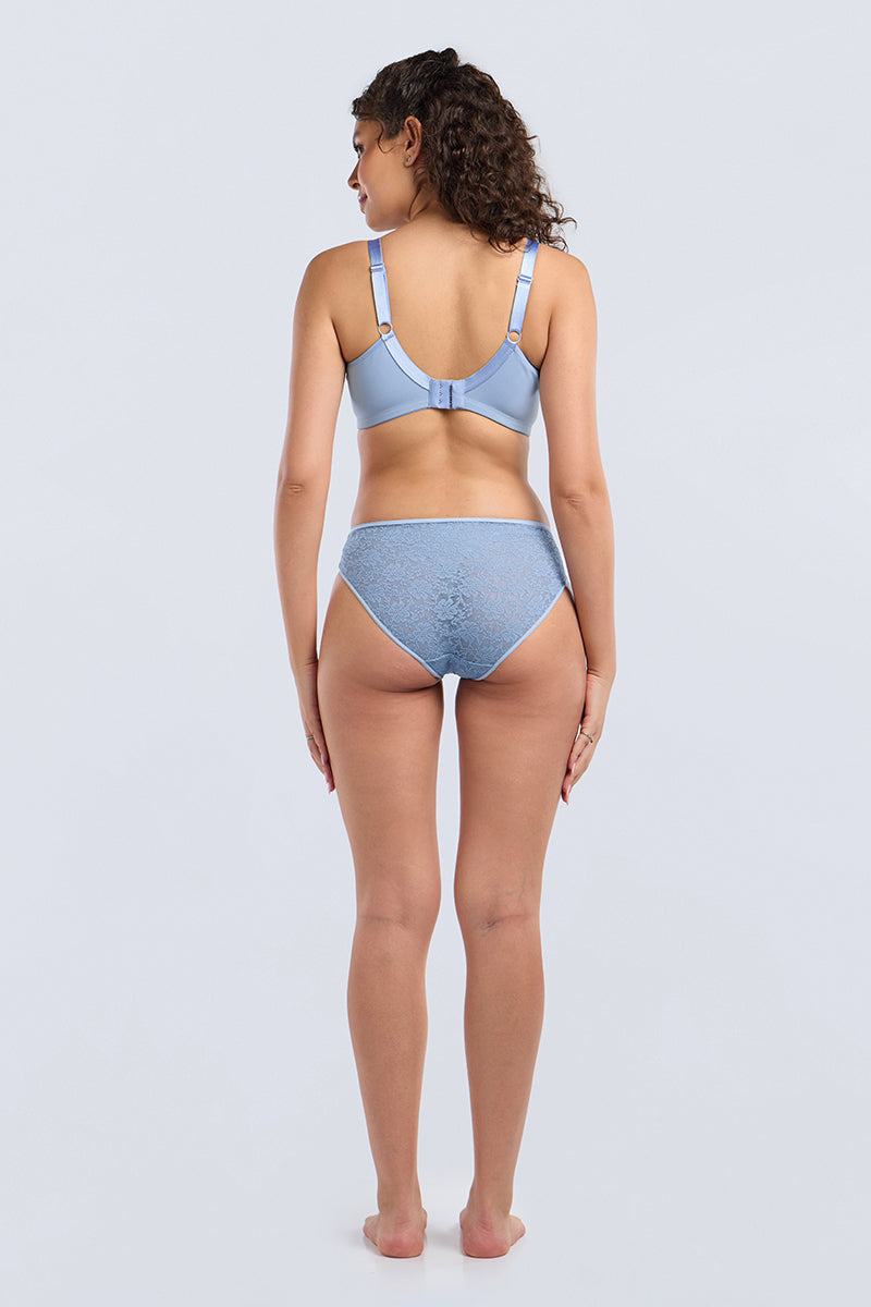 SHAPELIFT M-FRAME BRA - SOFT CHAMBRAY MARL