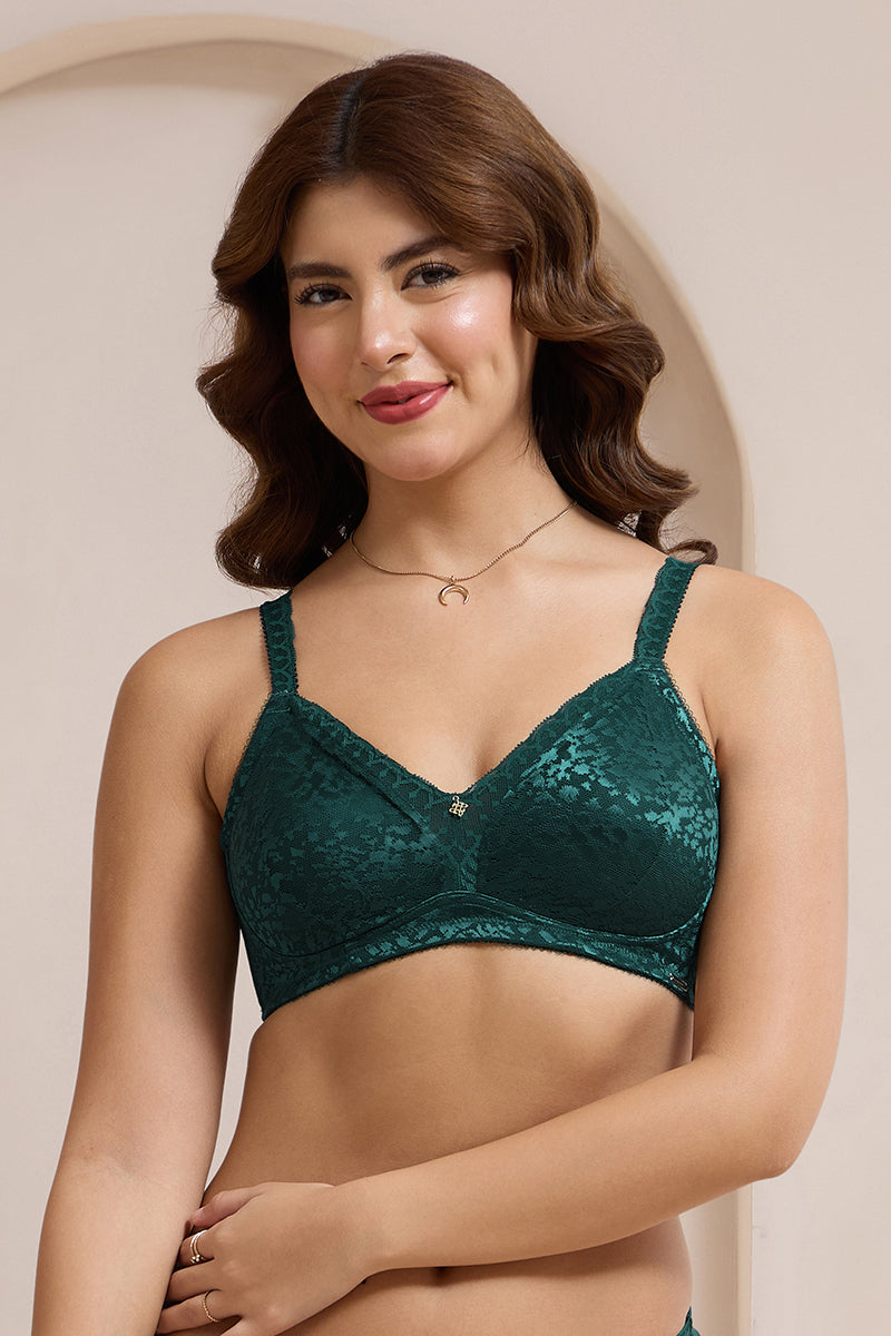 Allure Embrace Non-Padded Non-Wired Bra - Botanical Garden