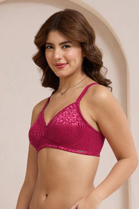 Allure Embrace Non-Padded Non-Wired Bra - Persian Red thumbnail 3