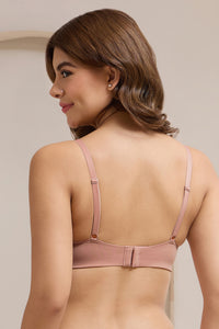 Bared Breezy Padded Non-Wired Bra - Cameo Brown thumbnail 2