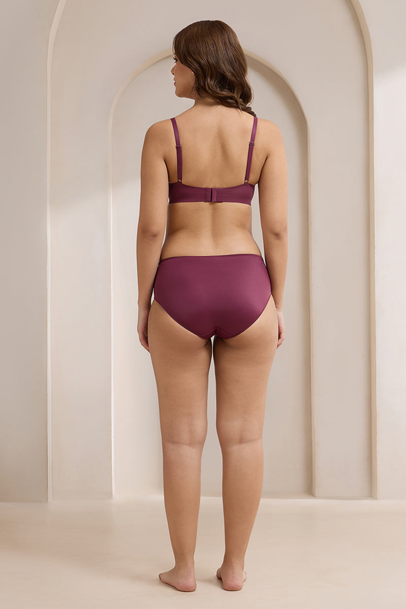 Bare’d Breezy Padded Non-Wired Bra - Rhododendron - Image 5 of 5