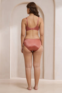 Allure Lace Non-Padded Wired Bra - Etruscan Red thumbnail 6