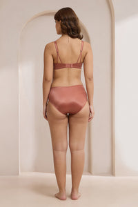 Allure Plunge Padded Non-Wired Bra - Etruscan Red thumbnail 6