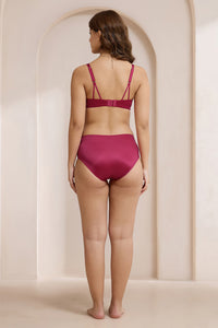 Allure Plunge Padded Non-Wired Bra - Persian Red thumbnail 6