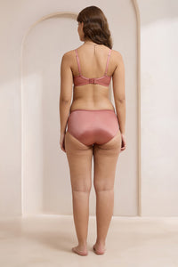 Glimmer Lace Padded Wired Bra - Canyon Rose thumbnail 6