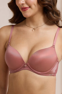 Glimmer Padded Wired Push-Up Bra - Canyon Rose thumbnail 4