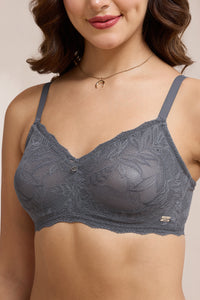 Lush Lace Comfort Non-Padded Non-Wired Bra - Boulvered thumbnail 4
