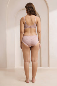 Lush Lace Comfort Non-Padded Non-Wired Bra - Misty Rose thumbnail 6