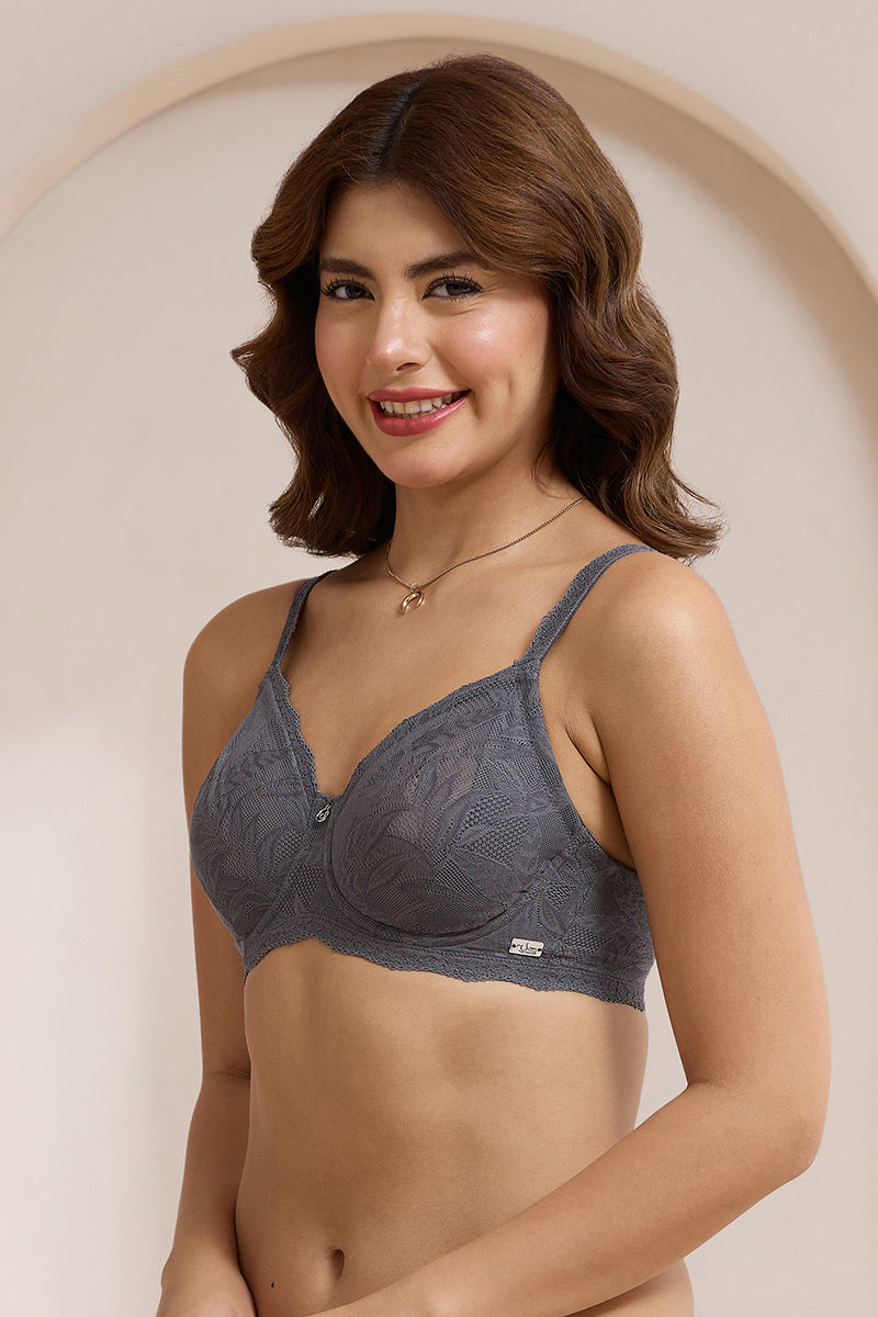 Lush Lace Lift Non-Padded Wired Bra - Boulvered