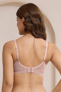 Lush Lace Lift Non-Padded Wired Bra - Misty Rose thumbnail 2