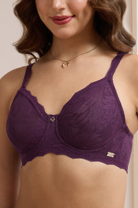 Lush Lace Lift Non-Padded Wired Bra - Pickled Beet thumbnail 4
