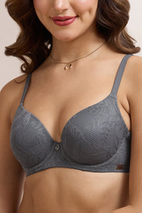 Lush Lace Padded Wired Bra - Boulvered thumbnail 4