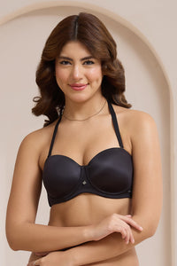 Radiant Padded Wired Strapless Bra - Black thumbnail 3